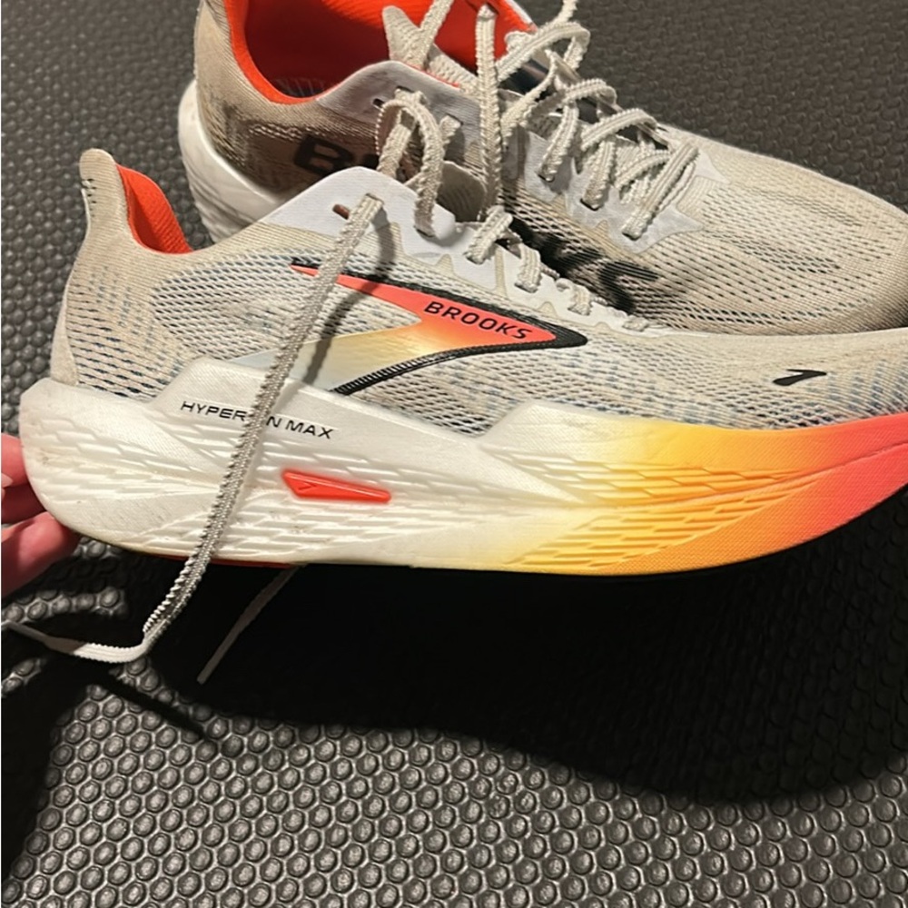 Brooks Gradient Running Shoes in Gray and Orange